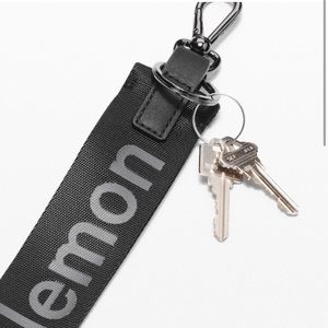 Lululemon never lost key chain